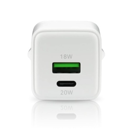 Ładowarka sieciowa everActive GaN SC-330 1x USB, 1x USB-C QC3.0 PD 20W