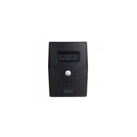 Zasilacz awaryjny UPS DIGITUS Line-Ineractive LED, 800VA/480W, 1x12V/9Ah, AVR, 2x Schuko CEE 7/3, 2x RJ11, 1x USB 2.0 typ B