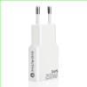 Ładowarka sieciowa everActive GaN SUPER SLIM SC-340Q QC3.0 USB-C PD 20W biała