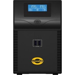 Zasilacz awaryjny UPS ORVALDI i2000 LCD USB line-interactive