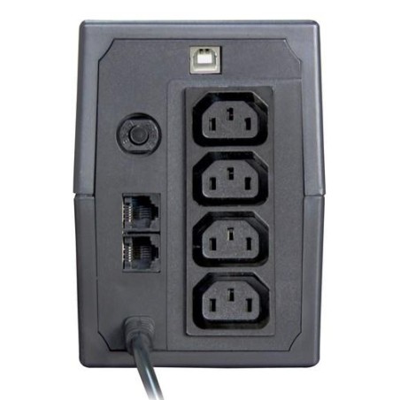 Zasilacz awaryjny UPS ORVALDI i650 LCD USB (4xIEC) line-interactive