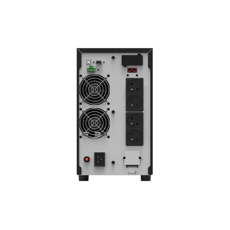 Zasilacz awaryjny UPS Power Walker On-Line 3000VA AT 4x FR Out + Terminal Out, USB/RS-232, LCD, Tower, EPO