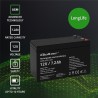 Akumulator AGM Qoltec 12V | 7.2Ah