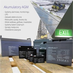 Akumulator AGM Qoltec 6V | 7.2Ah