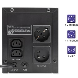 Zasilacz awaryjny UPS Qoltec Monolith | 1200VA | 720W