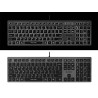 Klawiatura przewodowa A4Tech FSTYLER FX60H (White Backlit) czarno-grafitowa