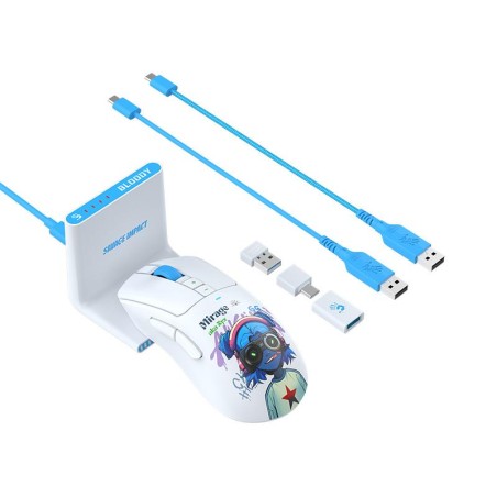 Mysz bezprzewodowa A4Tech Bloody R73 ULTRA DUO Nyx Mirage