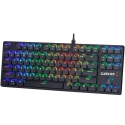 Klawiatura bezprzewodowa Defender CLEIKOS GK-135 mechaniczna bluetooth + 2.4 GHz + kabel Gaming RGB outemu